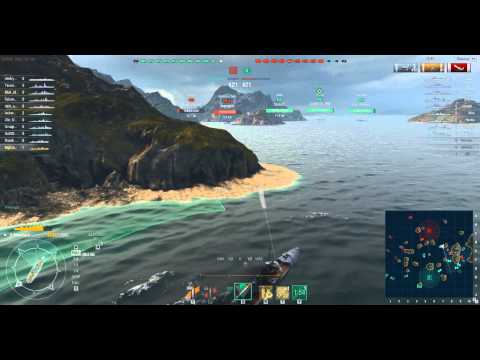 World of Warships - Minekaze, სატესტო ჩანაწერი